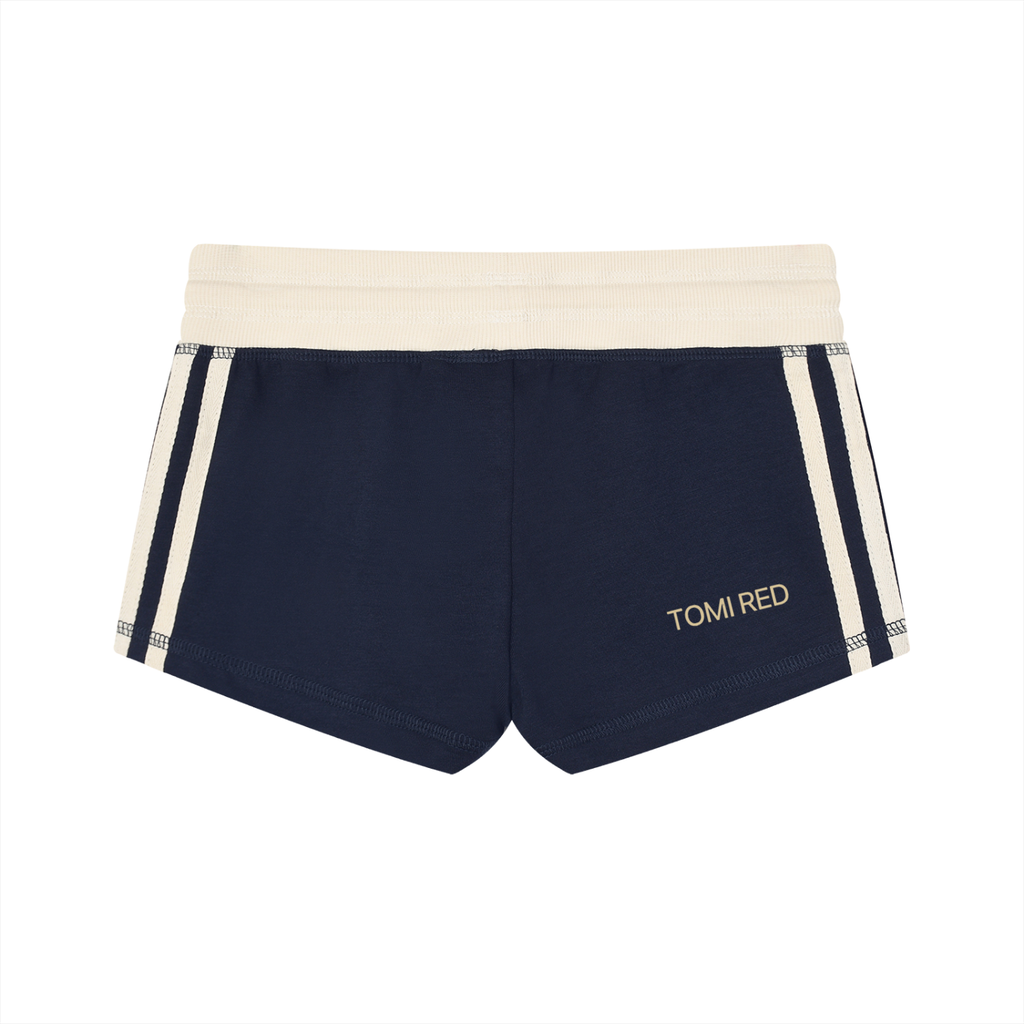 Women's Contrast Stripe Track Shorts