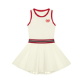 Women's Color Block A-Line Sleeveless Dress