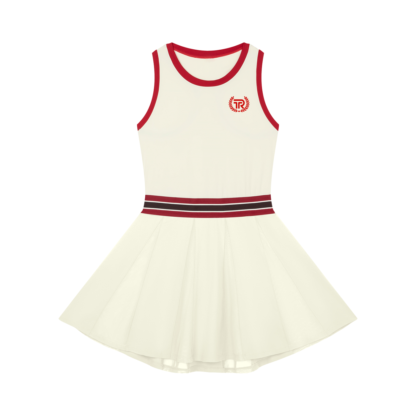Women's Color Block A-Line Sleeveless Dress