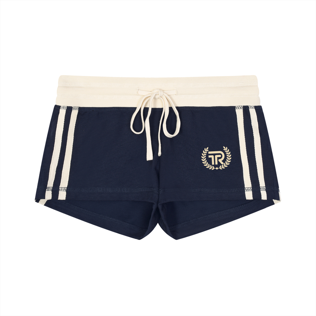 Women's Contrast Stripe Track Shorts